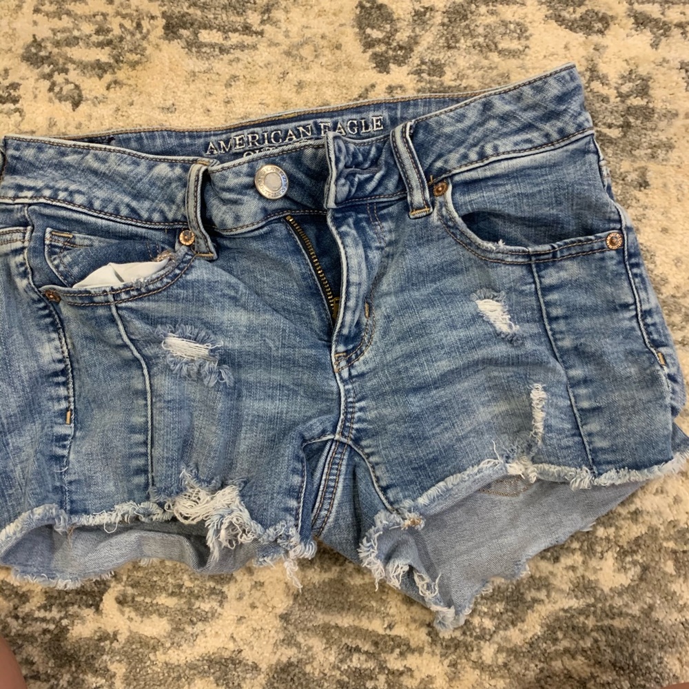 american eagle jean shorts